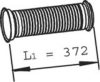 DINEX 22126 Corrugated Pipe, exhaust system